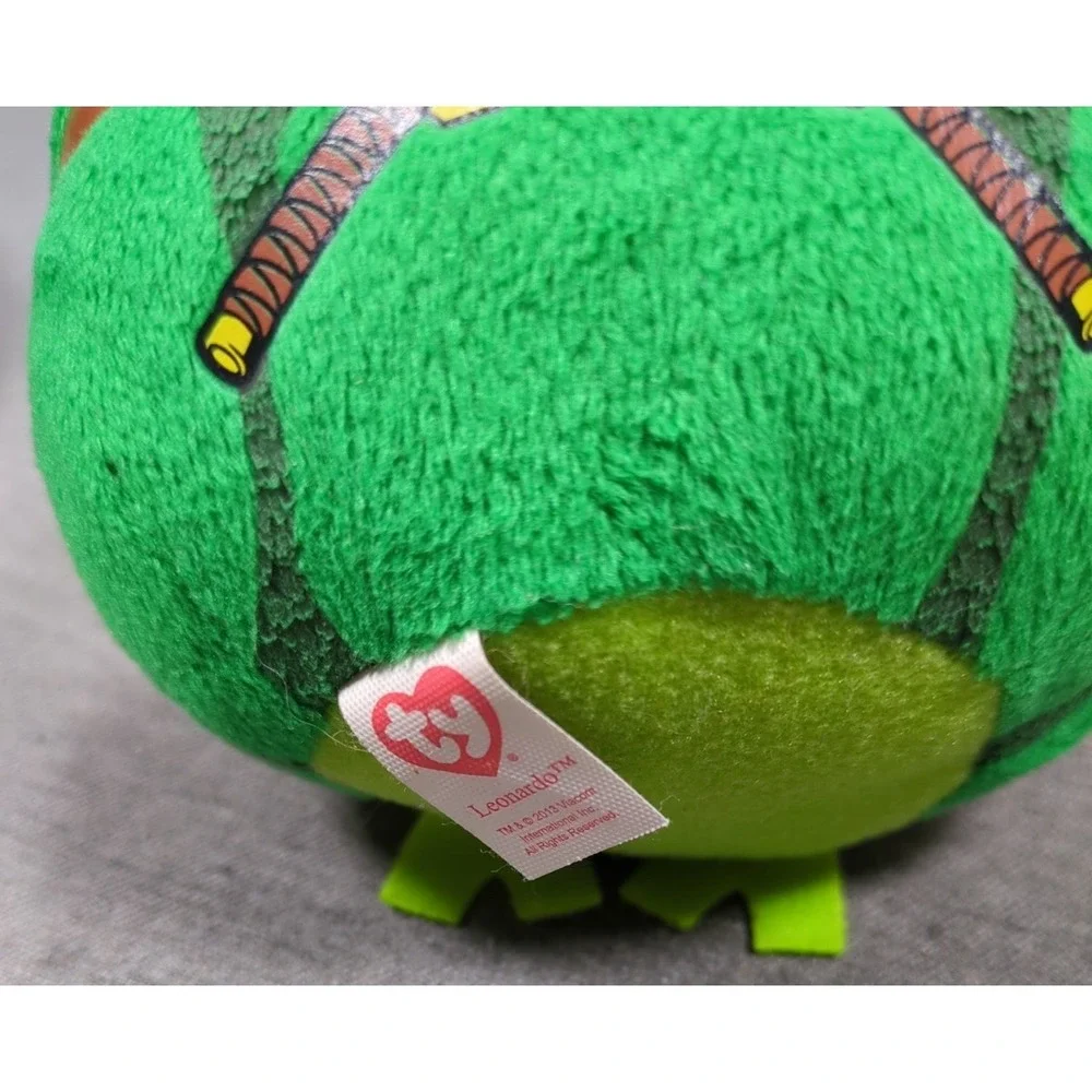 TY Beanie Ballz Ninja Turtles Leonardo 8